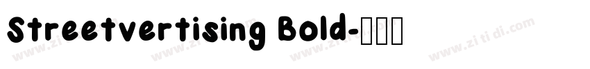 Streetvertising Bold字体转换